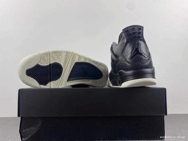 Cheap 819139-010 Jordan 4 Pony Retro Hair Black 0702